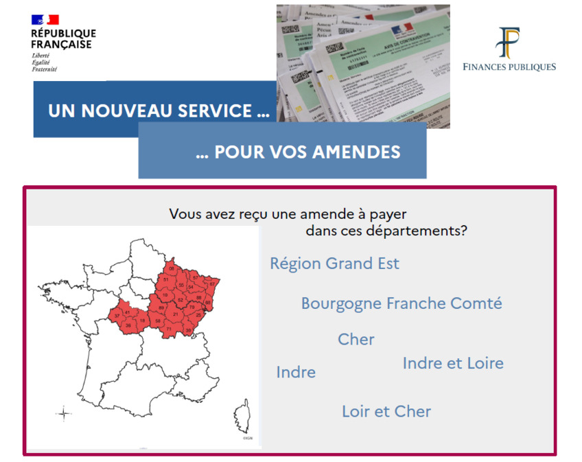 Nouveau service... pour vos amendes