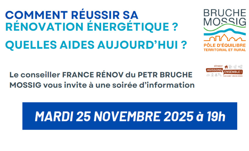 Soirée rénovation énergétique