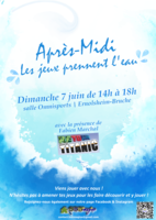 Après-midi Les jeux prennent l'eau